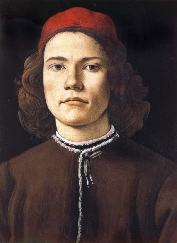 Sandro Botticelli Portrait of a young man France oil painting art